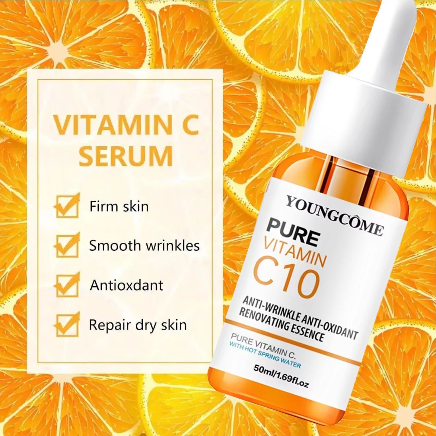 Vitamin C Facial Essence Hyaluronic Acid Serum